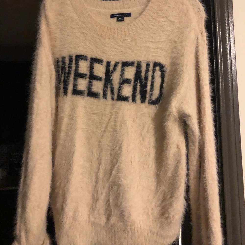 American Eagle fuzzy sweater